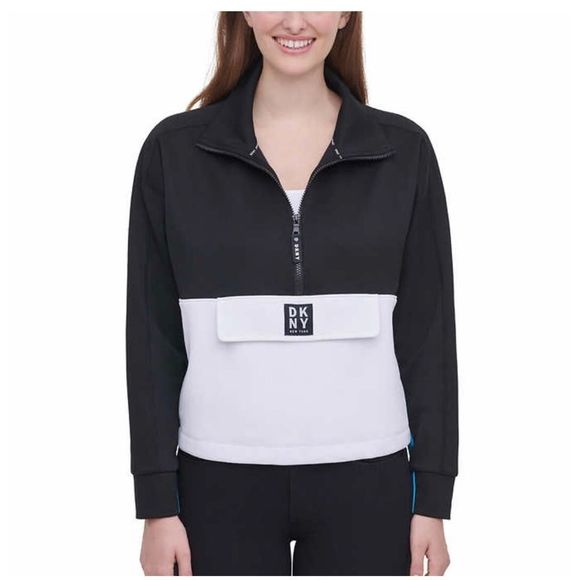 DKNY Sport Pullover 1/2 Zip Sweater - Picture 1 of 5